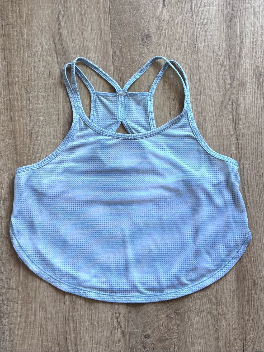 Lululemon On The Run Singlet Tank Top in Blue Calm